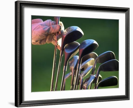 Selecting Golf Club-Mitch Diamond-Framed Photographic Print