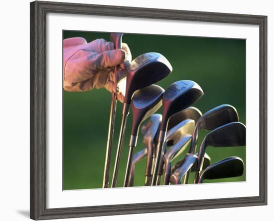 Selecting Golf Club-Mitch Diamond-Framed Photographic Print