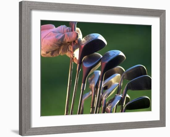 Selecting Golf Club-Mitch Diamond-Framed Photographic Print