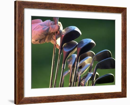 Selecting Golf Club-Mitch Diamond-Framed Photographic Print