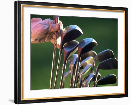 Selecting Golf Club-Mitch Diamond-Framed Photographic Print