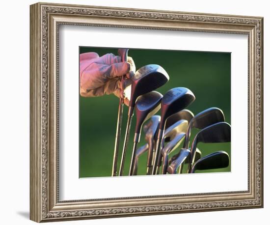 Selecting Golf Club-Mitch Diamond-Framed Photographic Print