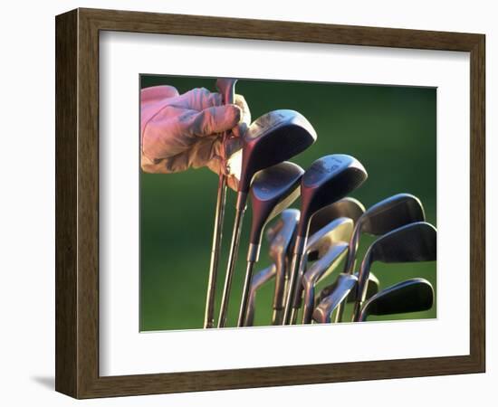 Selecting Golf Club-Mitch Diamond-Framed Photographic Print