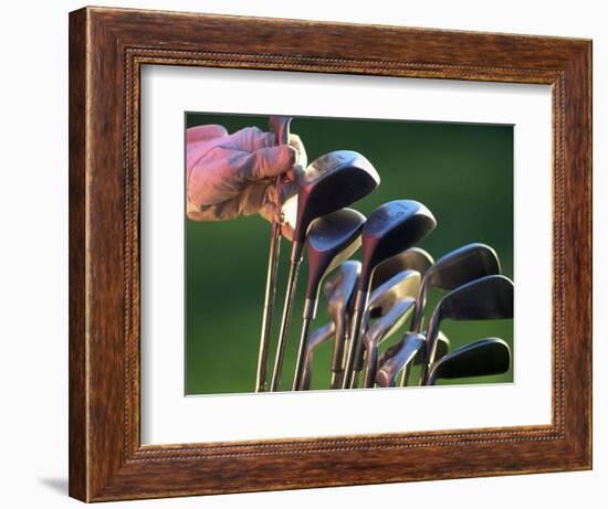 Selecting Golf Club-Mitch Diamond-Framed Photographic Print