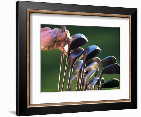 Selecting Golf Club-Mitch Diamond-Framed Photographic Print