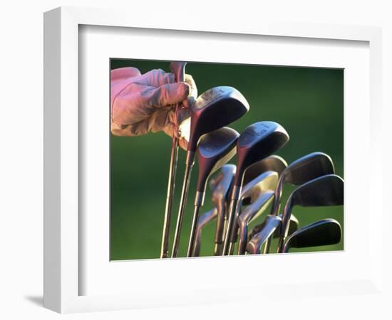 Selecting Golf Club-Mitch Diamond-Framed Photographic Print