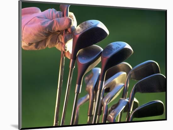 Selecting Golf Club-Mitch Diamond-Mounted Photographic Print