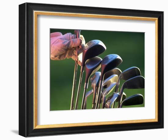 Selecting Golf Club-Mitch Diamond-Framed Photographic Print