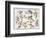 Selection of Cherubs in Various Positions-null-Framed Art Print