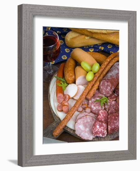 Selection of French Meat and Saunited States of Americages, France, French Cooking-Nico Tondini-Framed Photographic Print