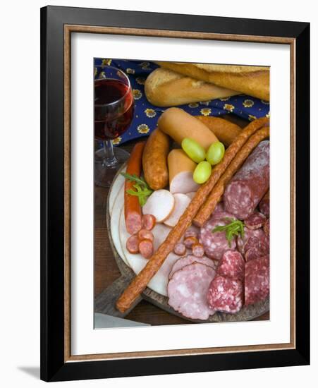 Selection of French Meat and Saunited States of Americages, France, French Cooking-Nico Tondini-Framed Photographic Print