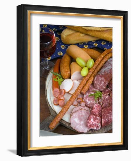 Selection of French Meat and Saunited States of Americages, France, French Cooking-Nico Tondini-Framed Photographic Print