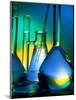 Selection of Glassware Used In Chemical Research-Tek Image-Mounted Premium Photographic Print