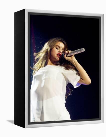 Selena Gomez-null-Framed Stretched Canvas