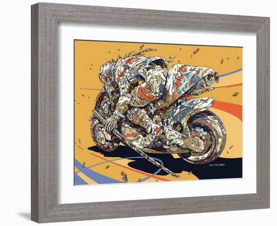 Self Acceleration-HR-FM-Framed Art Print