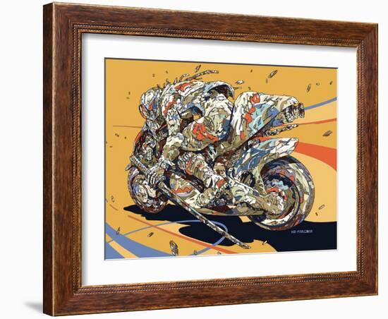 Self Acceleration-HR-FM-Framed Art Print