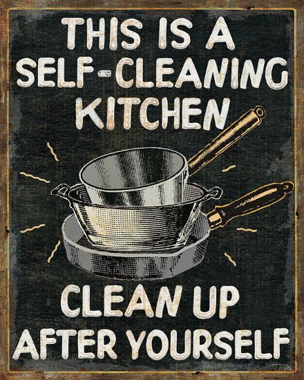 Self Cleaning Kitchen-null-Framed Art Print