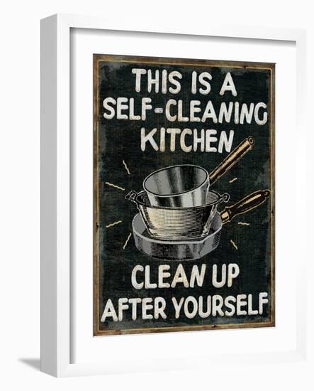 Self Cleaning Kitchen-Pela Design-Framed Art Print