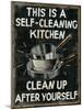 Self Cleaning Kitchen-Pela Design-Mounted Art Print