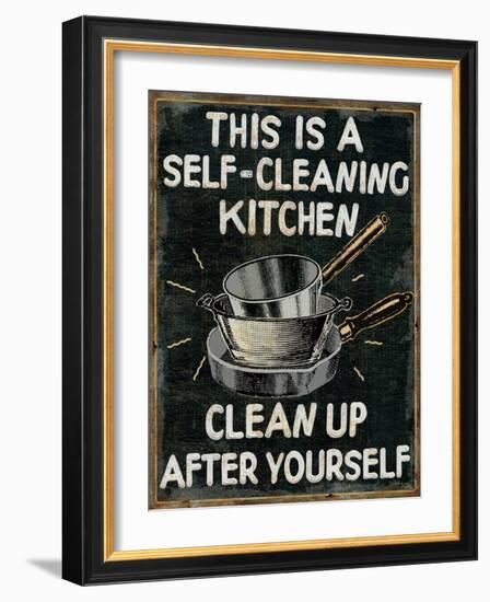 Self Cleaning Kitchen-Pela Design-Framed Art Print