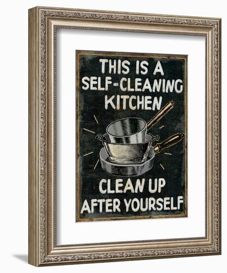 Self Cleaning Kitchen-Pela Design-Framed Premium Giclee Print