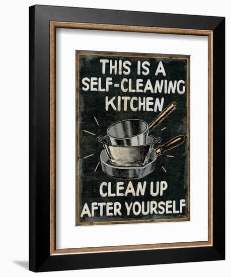 Self Cleaning Kitchen-Pela Design-Framed Premium Giclee Print