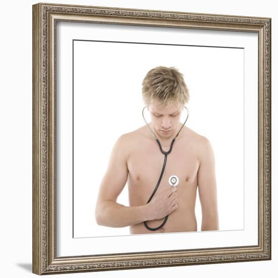 Self Diagnosis-Science Photo Library-Framed Premium Photographic Print