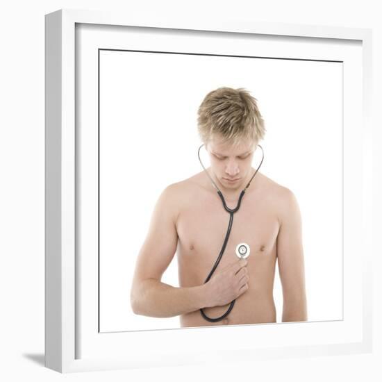 Self Diagnosis-Science Photo Library-Framed Premium Photographic Print