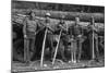 Self-Help Sawmill Workers-Dorothea Lange-Mounted Art Print