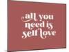 Self Love No1-Beth Cai-Mounted Giclee Print