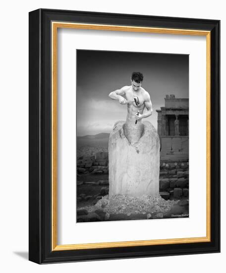 Self Made Man-Thomas Barbey-Framed Giclee Print