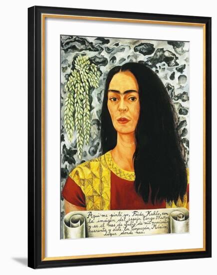 Self-Portait with Loose Hair, c.1947-Frida Kahlo-Framed Art Print