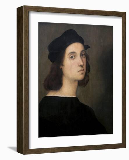 Self-Portrait, 1505-1506-Raphael-Framed Giclee Print