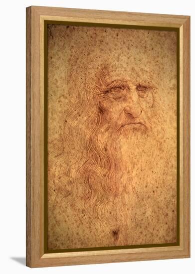 Self-Portrait, 1512-Leonardo da Vinci-Framed Premier Image Canvas