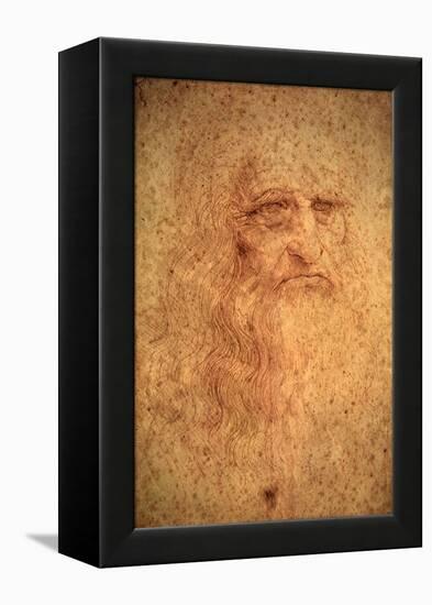 Self-Portrait, 1512-Leonardo da Vinci-Framed Premier Image Canvas