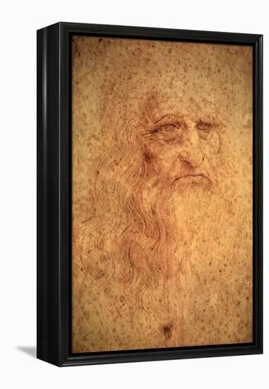 Self-Portrait, 1512-Leonardo da Vinci-Framed Premier Image Canvas