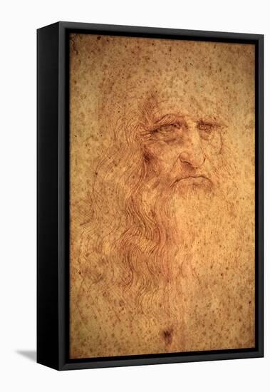 Self-Portrait, 1512-Leonardo da Vinci-Framed Premier Image Canvas