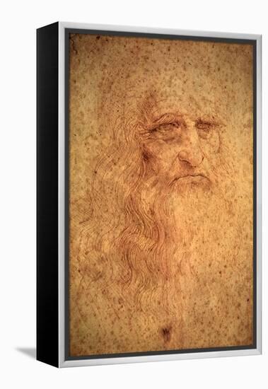 Self-Portrait, 1512-Leonardo da Vinci-Framed Premier Image Canvas