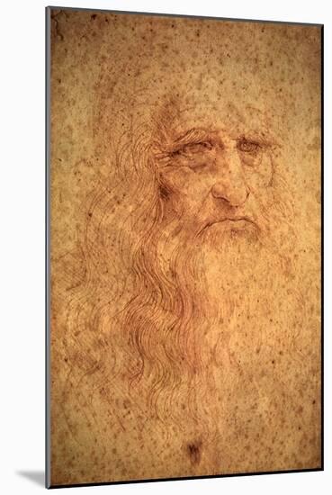 Self-Portrait, 1512-Leonardo da Vinci-Mounted Giclee Print