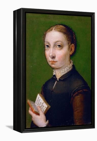 Self-Portrait, 1554-Sofonisba Anguissola-Framed Premier Image Canvas