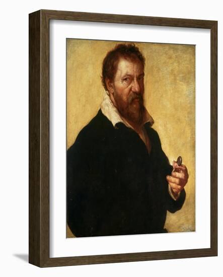 Self-Portrait, 1566-Lambert Lombard-Framed Giclee Print