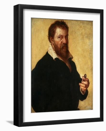 Self-Portrait, 1566-Lambert Lombard-Framed Giclee Print