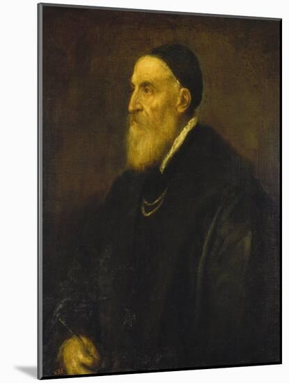 Self Portrait, 1568-1571-Titian (Tiziano Vecelli)-Mounted Giclee Print