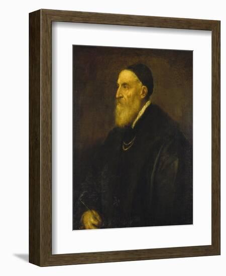 Self Portrait, 1568-1571-Titian (Tiziano Vecelli)-Framed Giclee Print