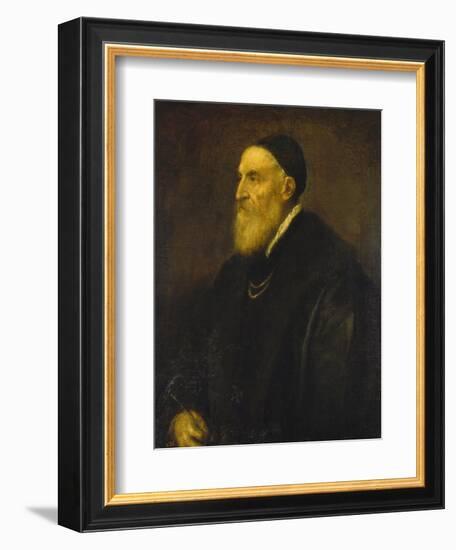 Self Portrait, 1568-1571-Titian (Tiziano Vecelli)-Framed Giclee Print