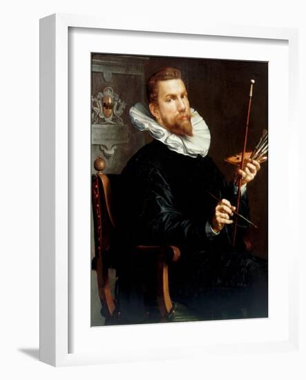 Self-Portrait, 1601-Joachim Wtewael-Framed Giclee Print