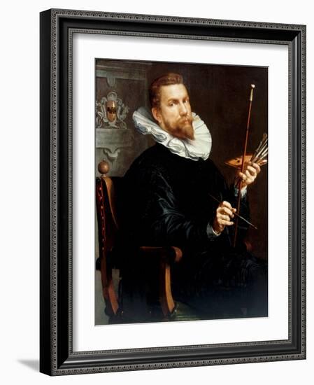 Self-Portrait, 1601-Joachim Wtewael-Framed Giclee Print