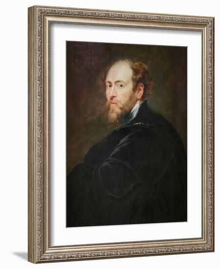 Self Portrait, 1628 circa (Oil on Canvas)-Peter Paul Rubens-Framed Giclee Print