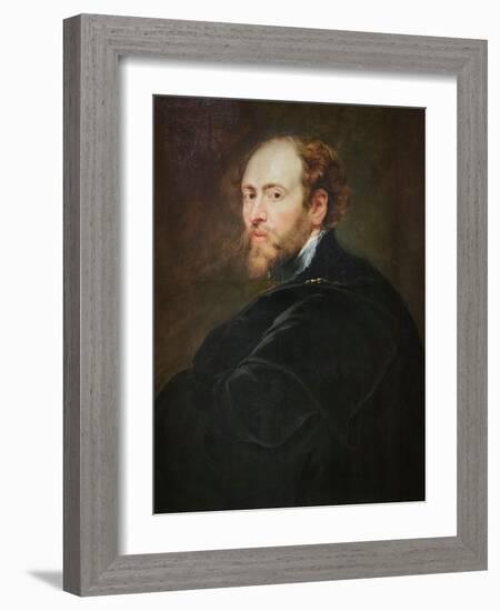 Self Portrait, 1628 circa (Oil on Canvas)-Peter Paul Rubens-Framed Giclee Print