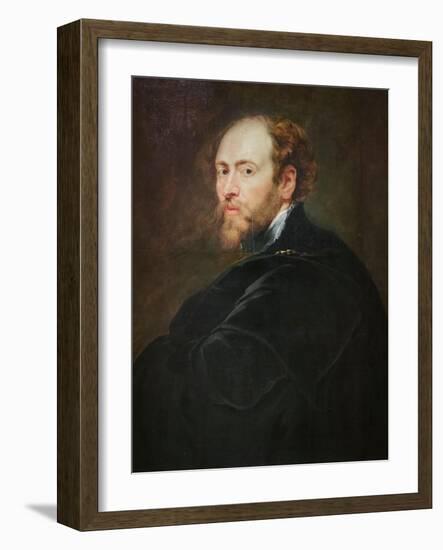 Self Portrait, 1628 circa (Oil on Canvas)-Peter Paul Rubens-Framed Giclee Print